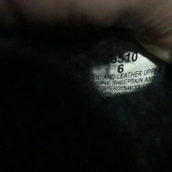 Minnetonka boots shearling suede guc - Picture 8 of 10